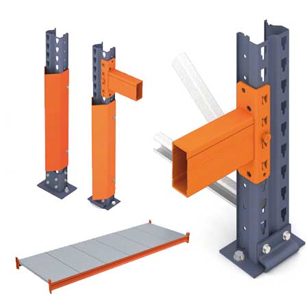 قاب، بازو، صفحه قفسه راک